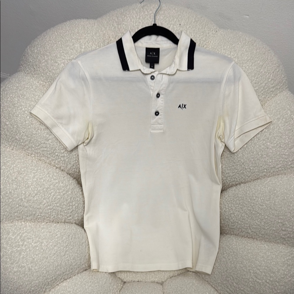 Men's White Polo Shirt